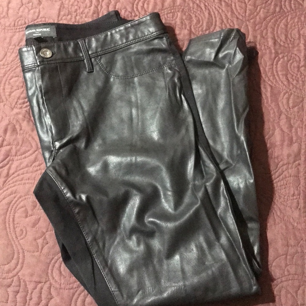 Banana republic faux leather
